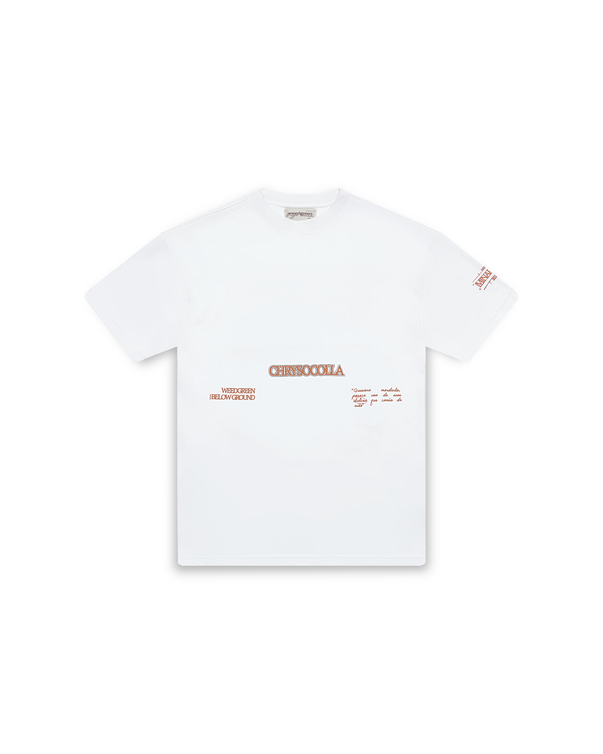 CAMISETA CHRYSOCOLLA BLANCO