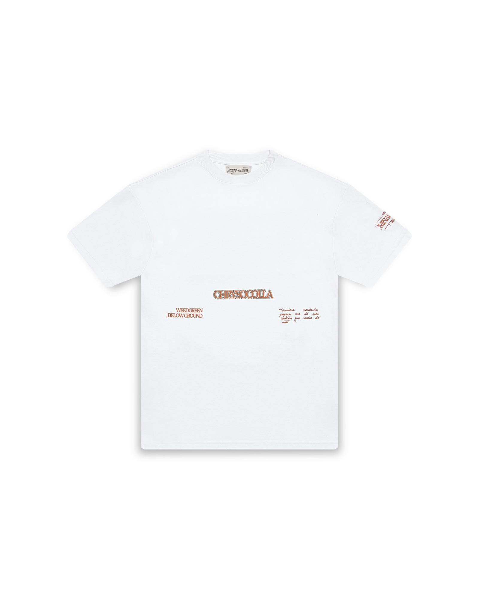 CAMISETA CHRYSOCOLLA BLANCO