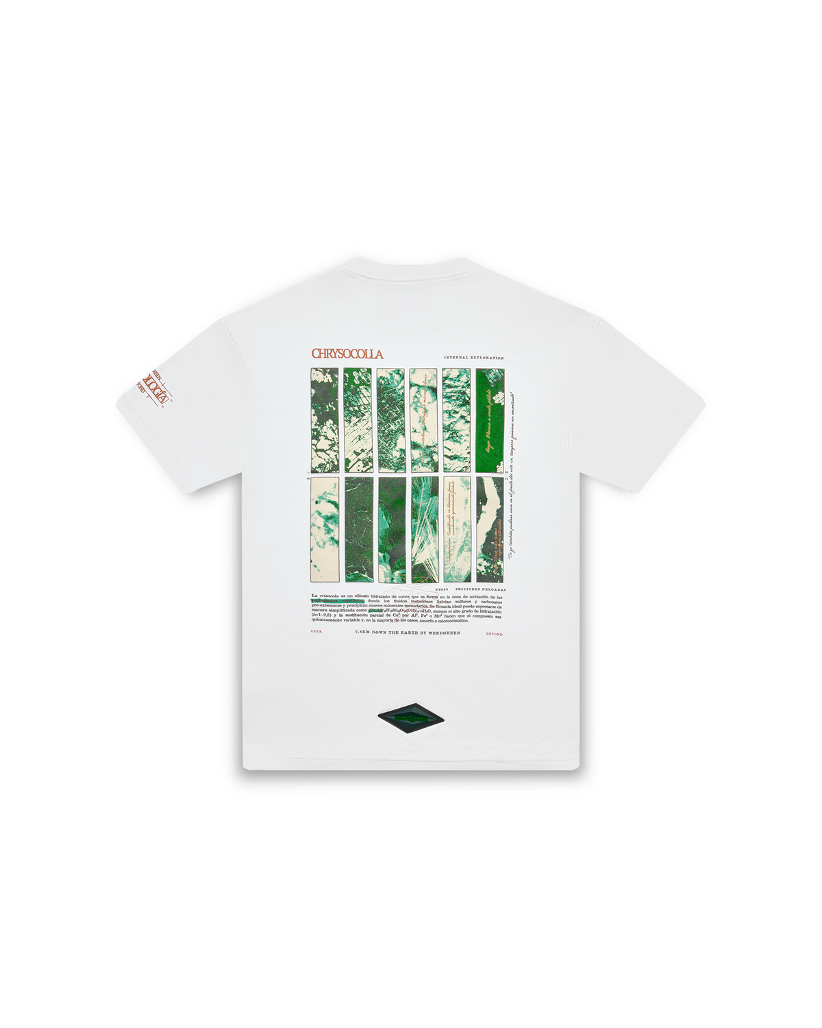 CAMISETA CHRYSOCOLLA BLANCO