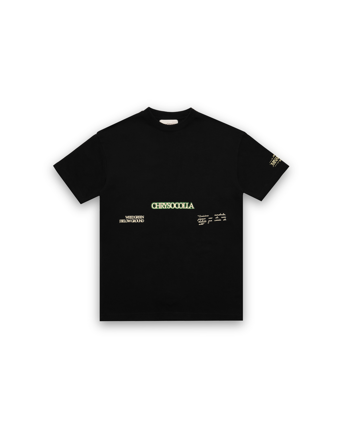 CAMISETA CHRYSOCOLLA NEGRO