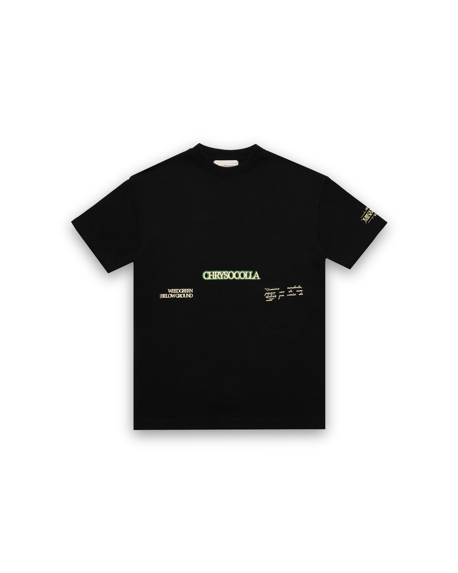 CAMISETA CHRYSOCOLLA NEGRO