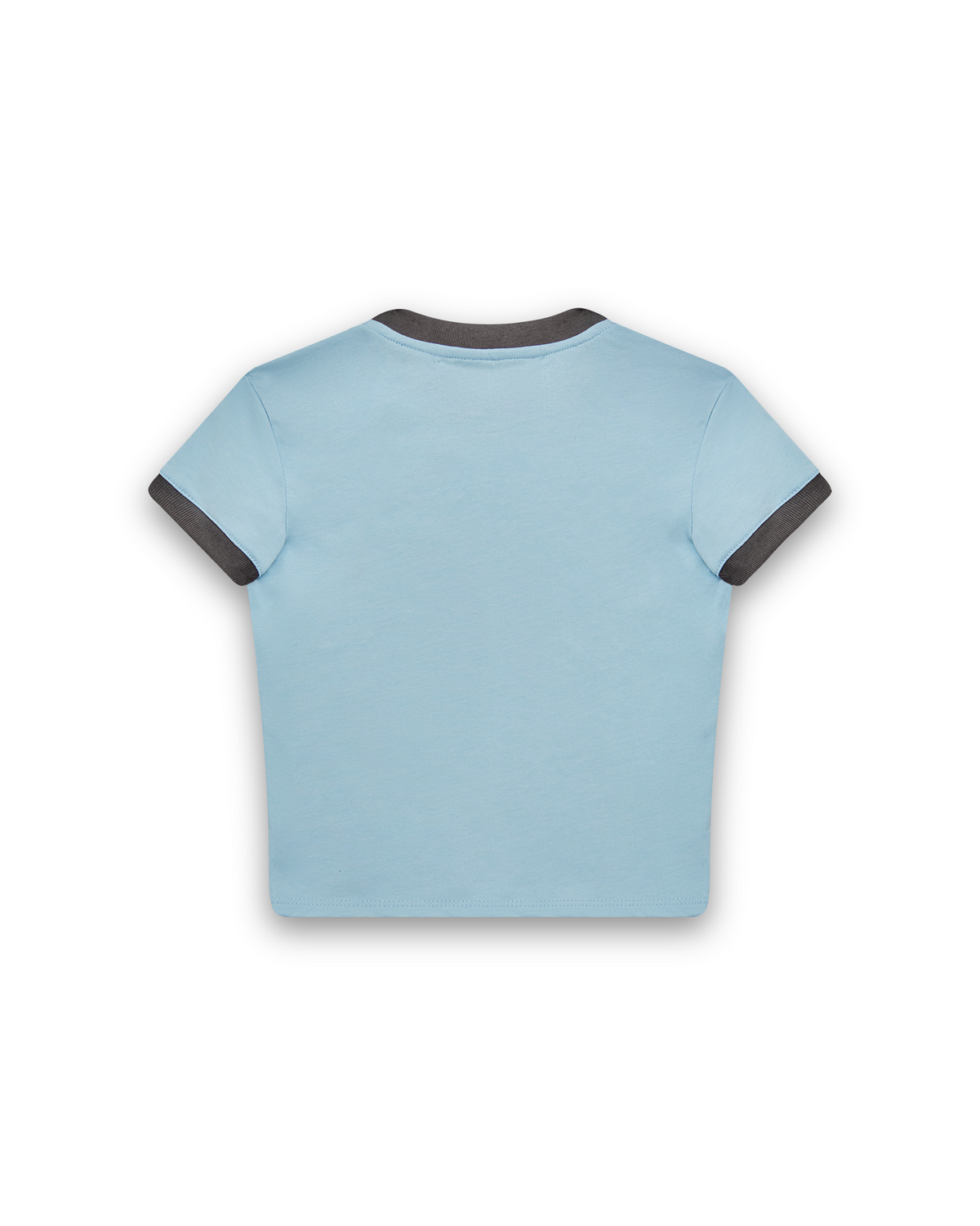 CAMISETA SLIM CON RIB MIGRACIONES AZUL