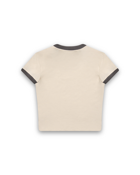 CAMISETA SLIM CON RIB MIGRACIONES NUDE