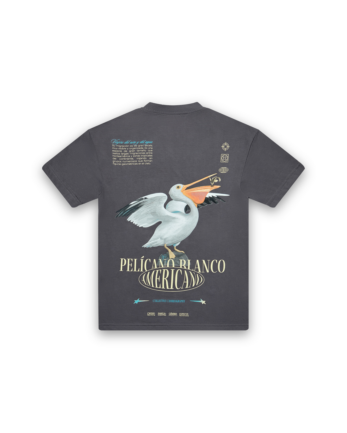CAMISETA PELICANO GRIS
