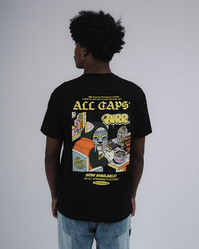 CAMISETA ALL CAPS MIX TAPE NEGRO