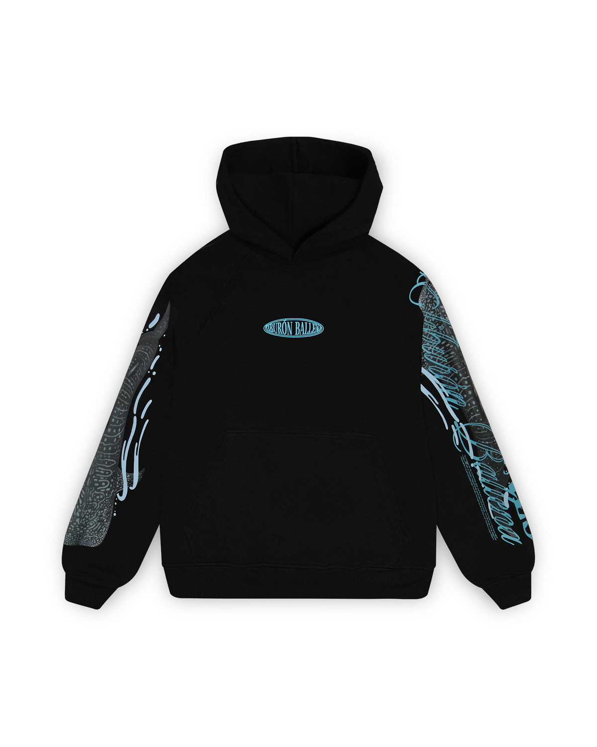 HOODIE TIBURON NEGRO
