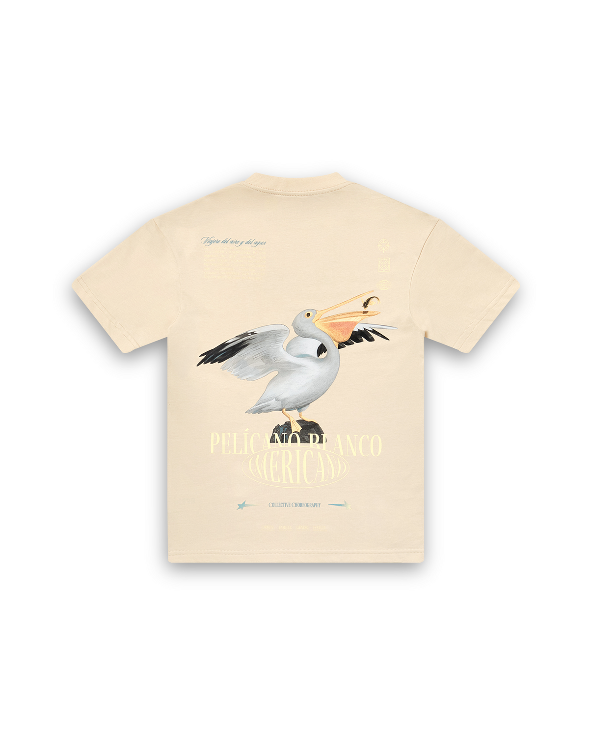 CAMISETA PELICANO BEIGE