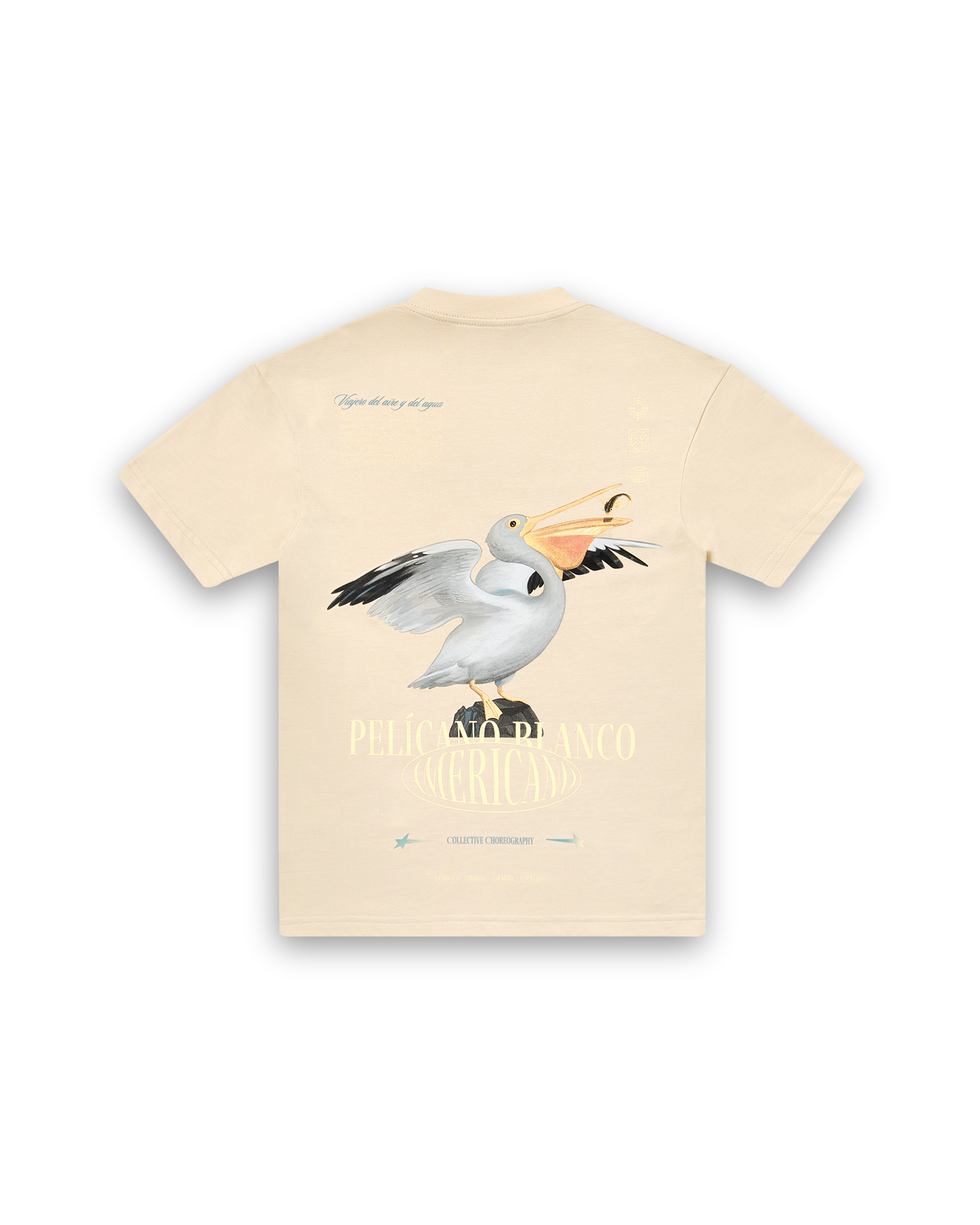 CAMISETA PELICANO BEIGE