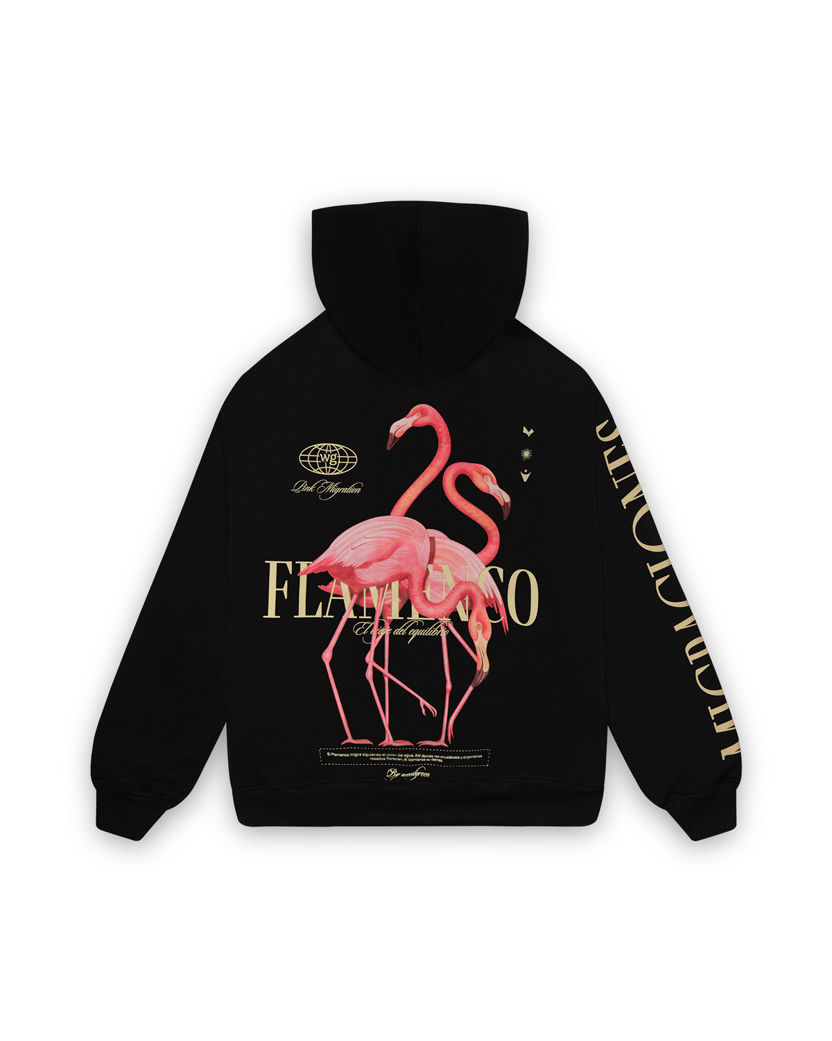 HOODIE FLAMENCO NEGRO