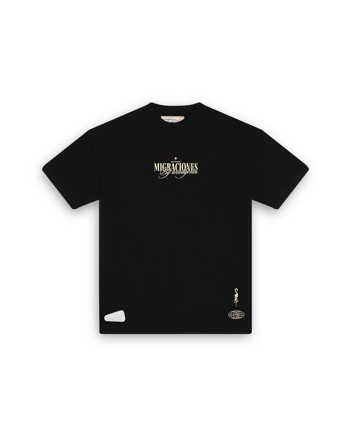 CAMISETA FLAMENCO NEGRO