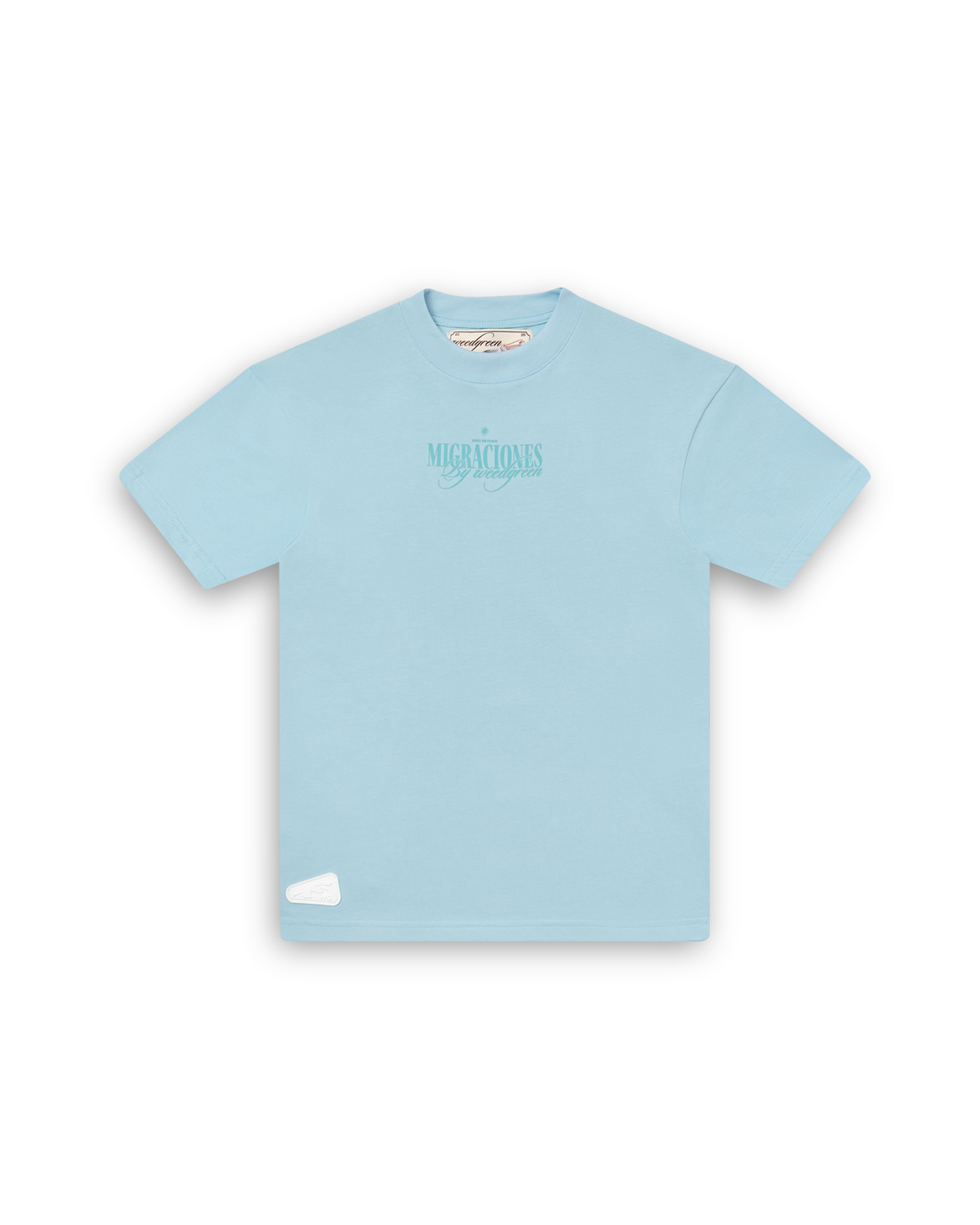 CAMISETA VIAJERA AZUL