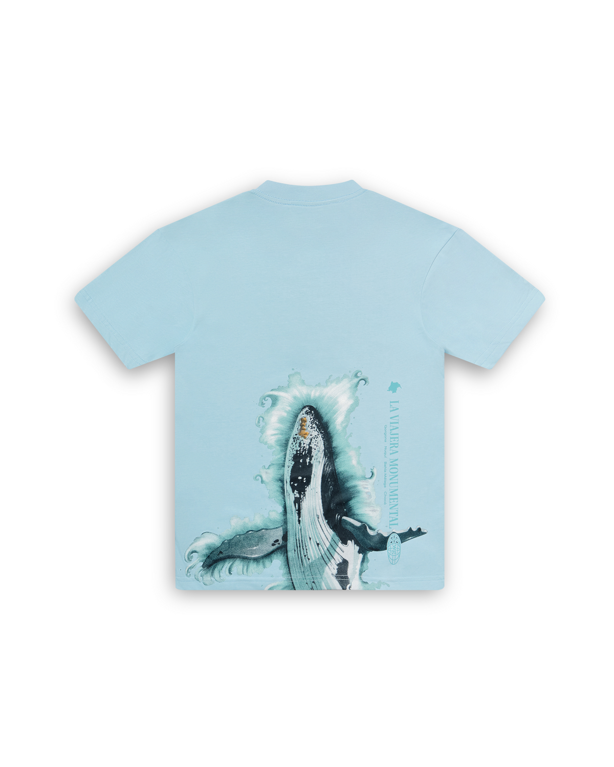CAMISETA VIAJERA AZUL