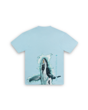 CAMISETA VIAJERA AZUL