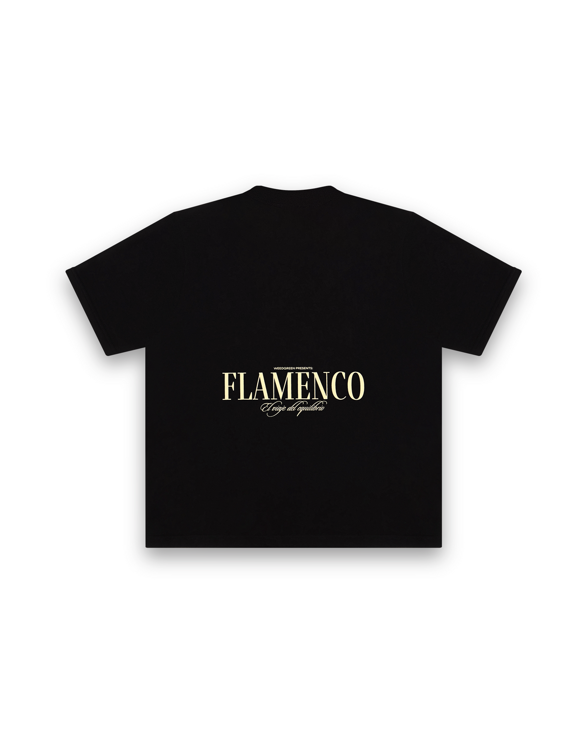 CAMISETA BOX FLAMENCO NEGRO