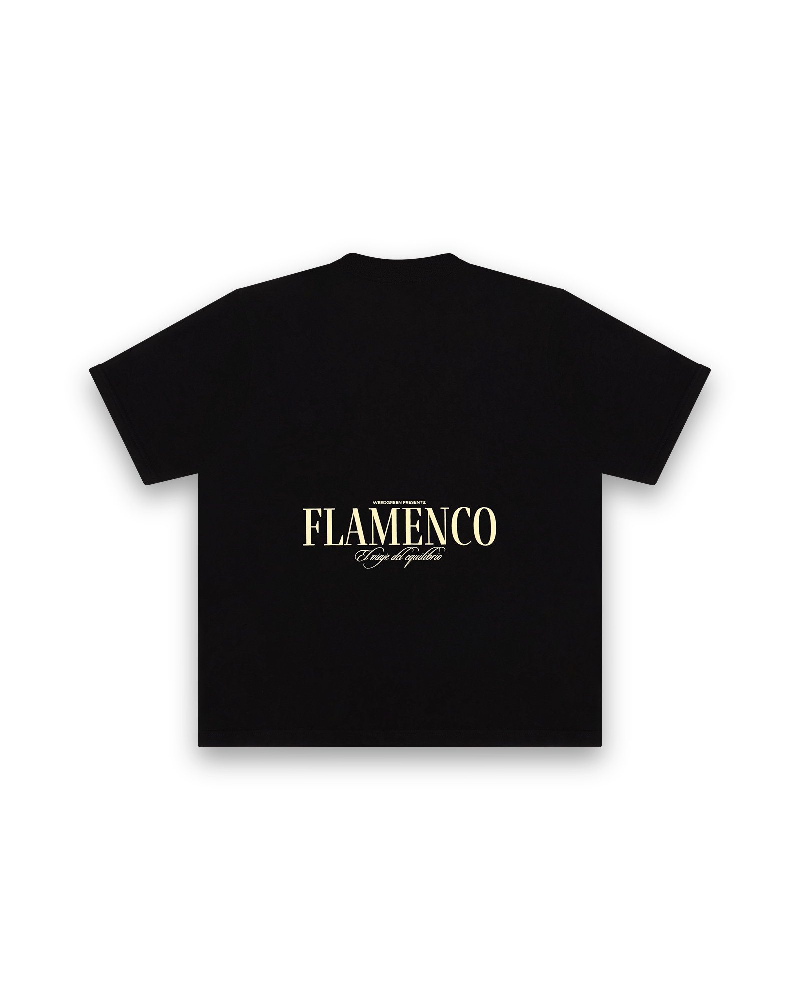 CAMISETA BOX FLAMENCO NEGRO