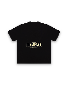 CAMISETA BOX FLAMENCO NEGRO