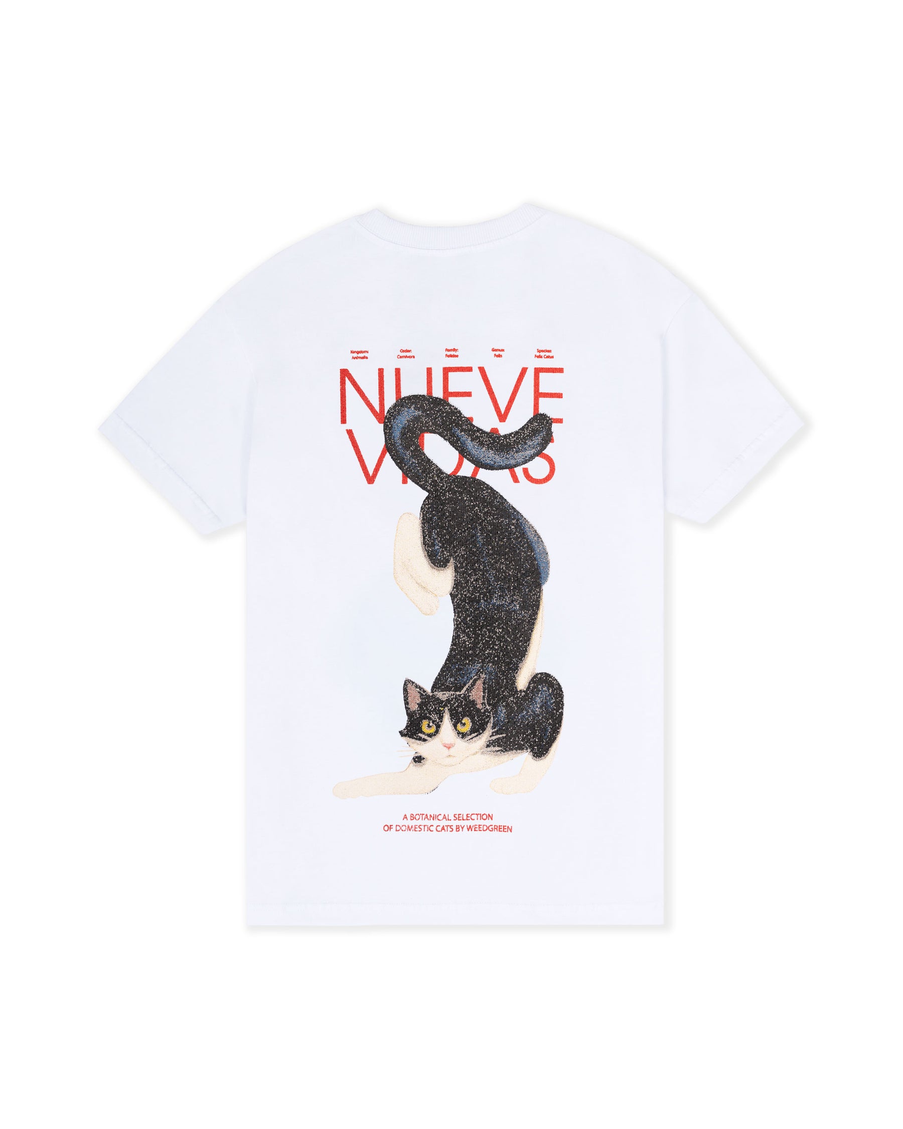 CAMISETA 9 LIVES BLANCO