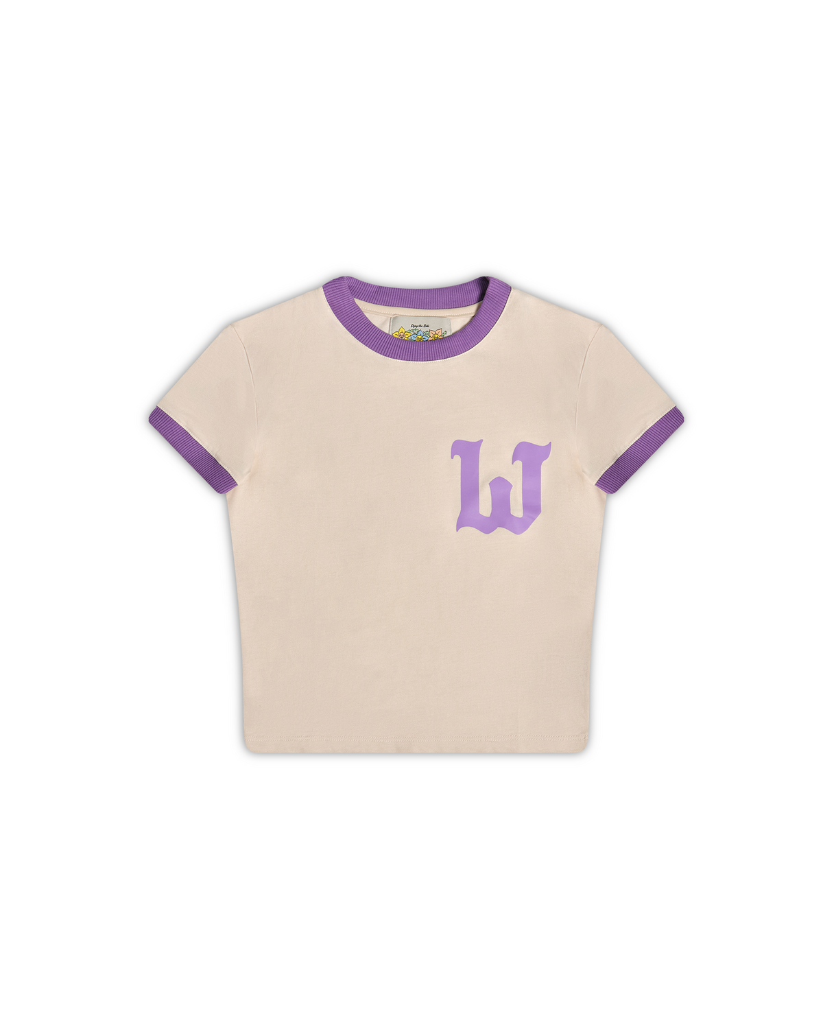 CAMISETA SLIM CON RIB WONDERPARK NUDE