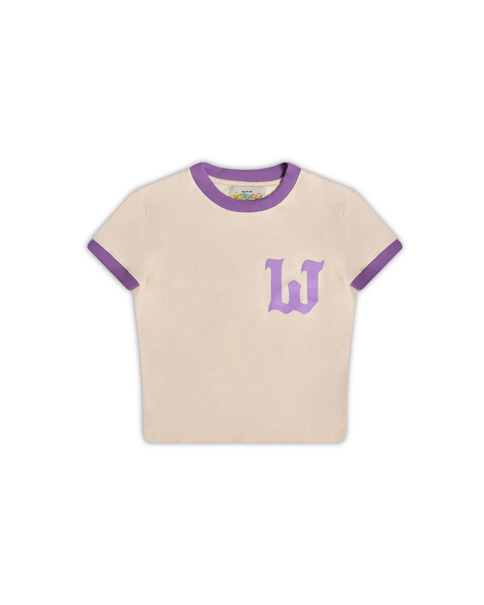 CAMISETA SLIM CON RIB WONDERPARK NUDE