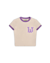 CAMISETA SLIM CON RIB WONDERPARK NUDE