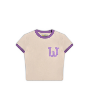 CAMISETA SLIM CON RIB WONDERPARK NUDE