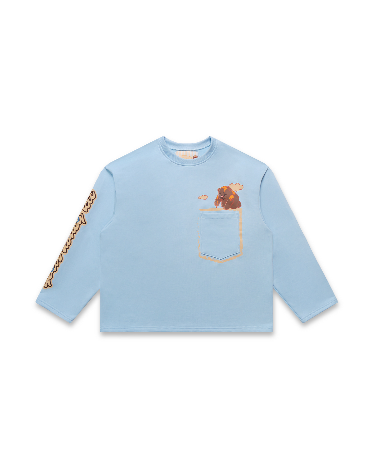 Resin Forest Delicated Blue Sweatshirt