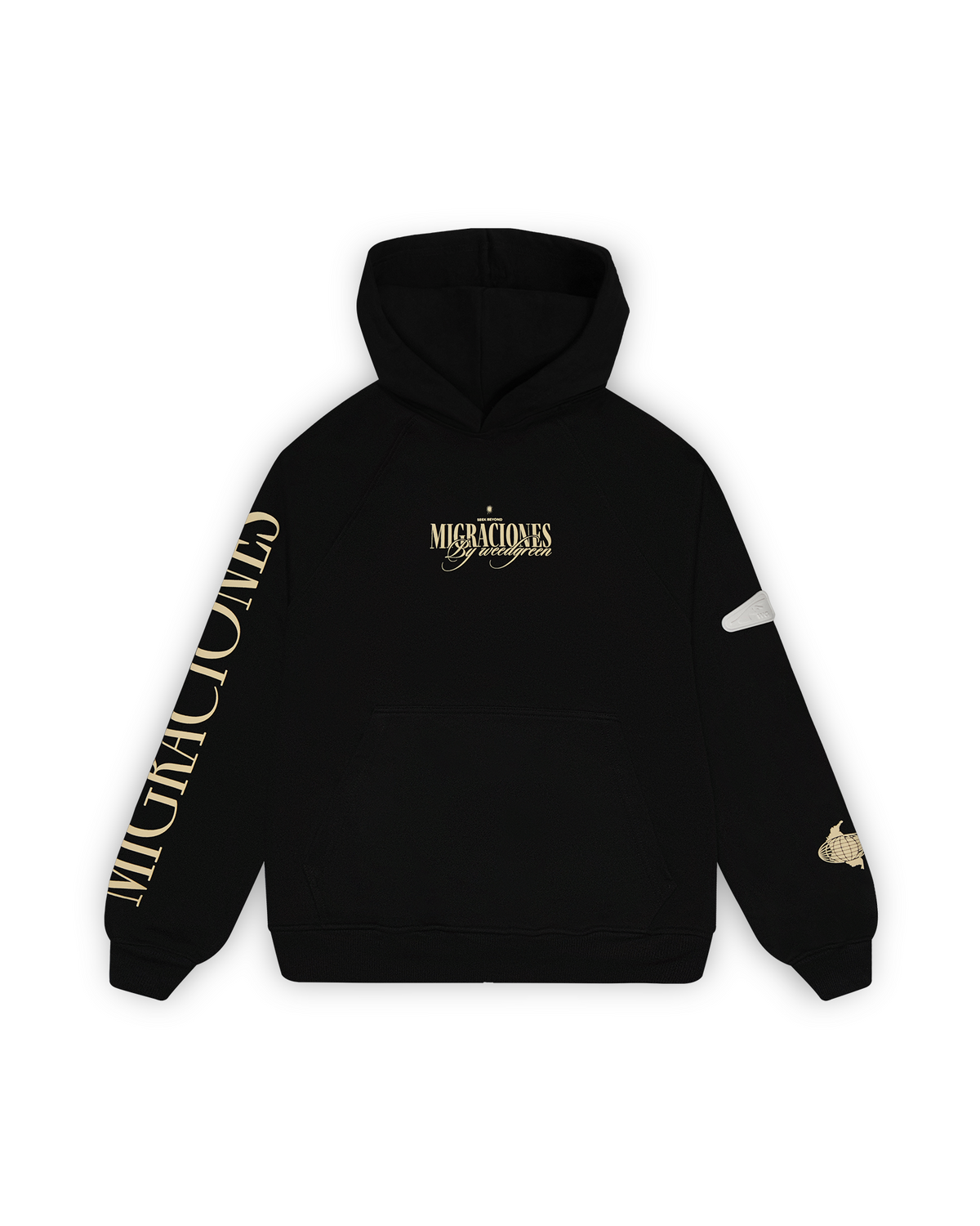 HOODIE FLAMENCO NEGRO
