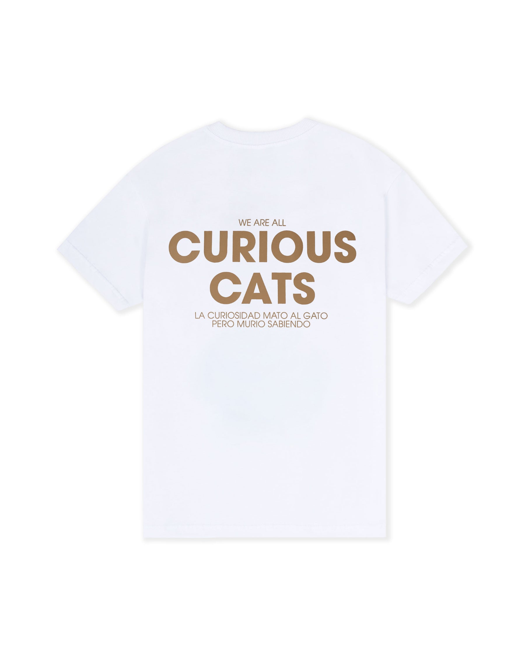 CAMISETA CUNNING CURIOSITY BLANCO