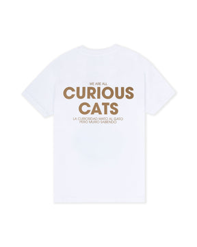 CAMISETA CUNNING CURIOSITY BLANCO