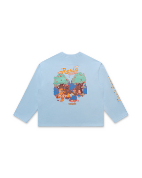 Resin Forest Delicated Blue Sweatshirt