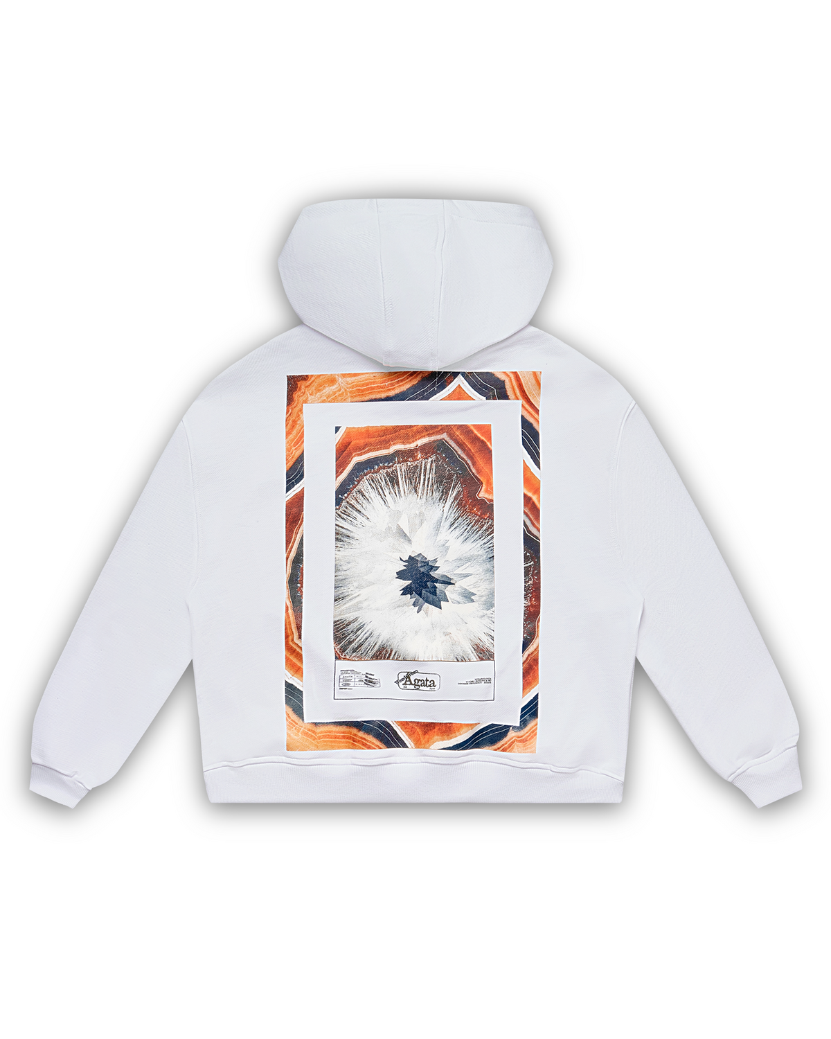 HOODIE BOX ART PIEDRA BLANCO