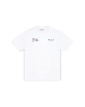 CAMISETA AGATA ART ROJO BLANCO