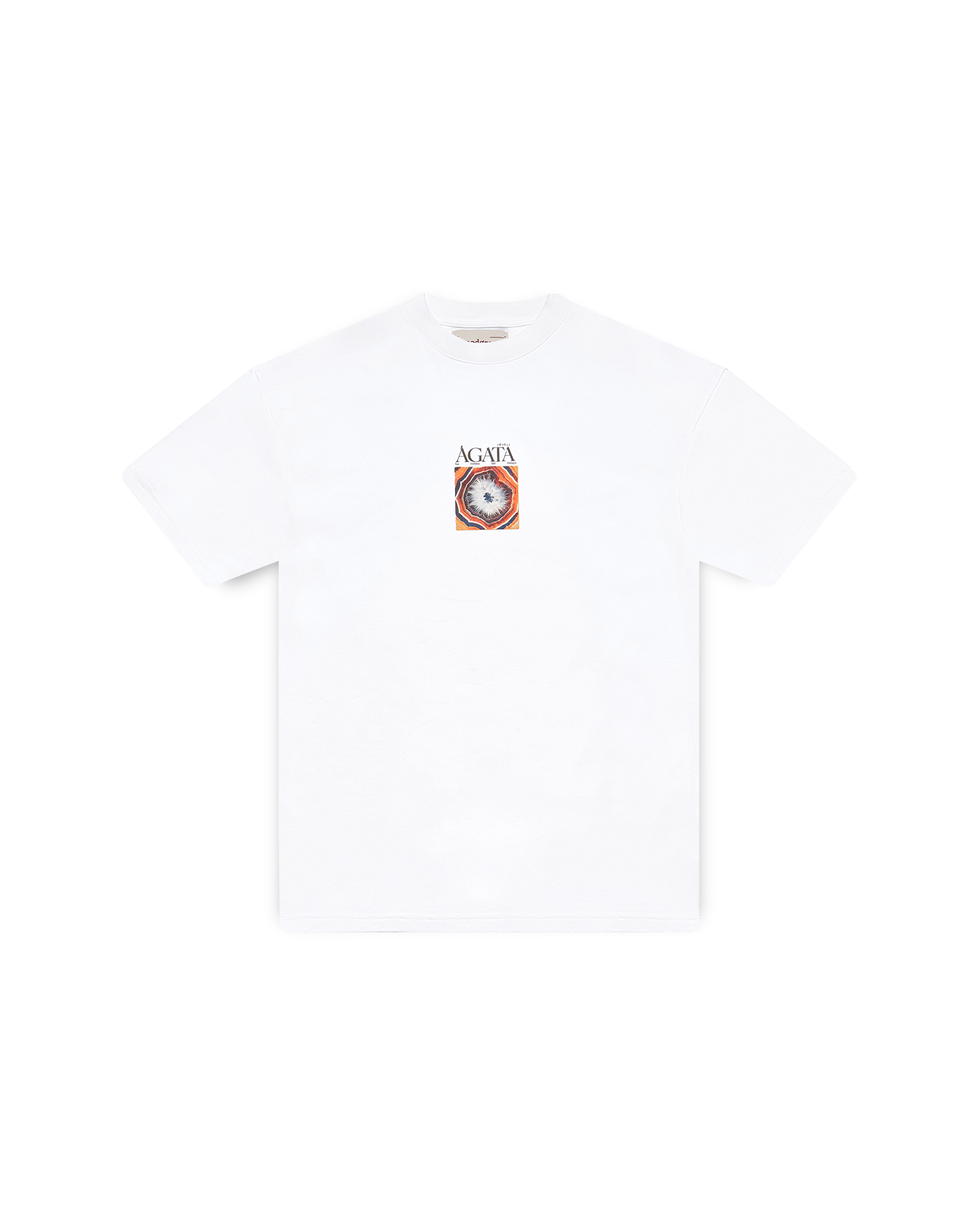 CAMISETA AGATA ART PIEDRA BLANCO