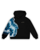 HOODIE ART AZUL NEGRO
