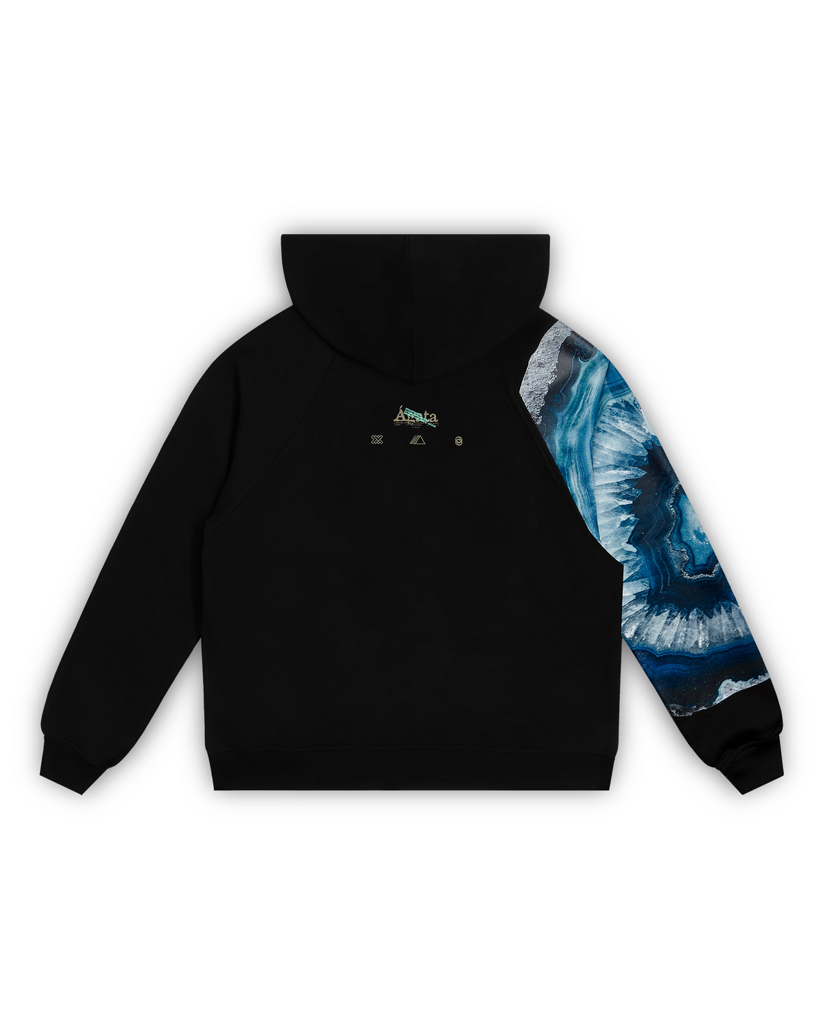 HOODIE ART AZUL NEGRO