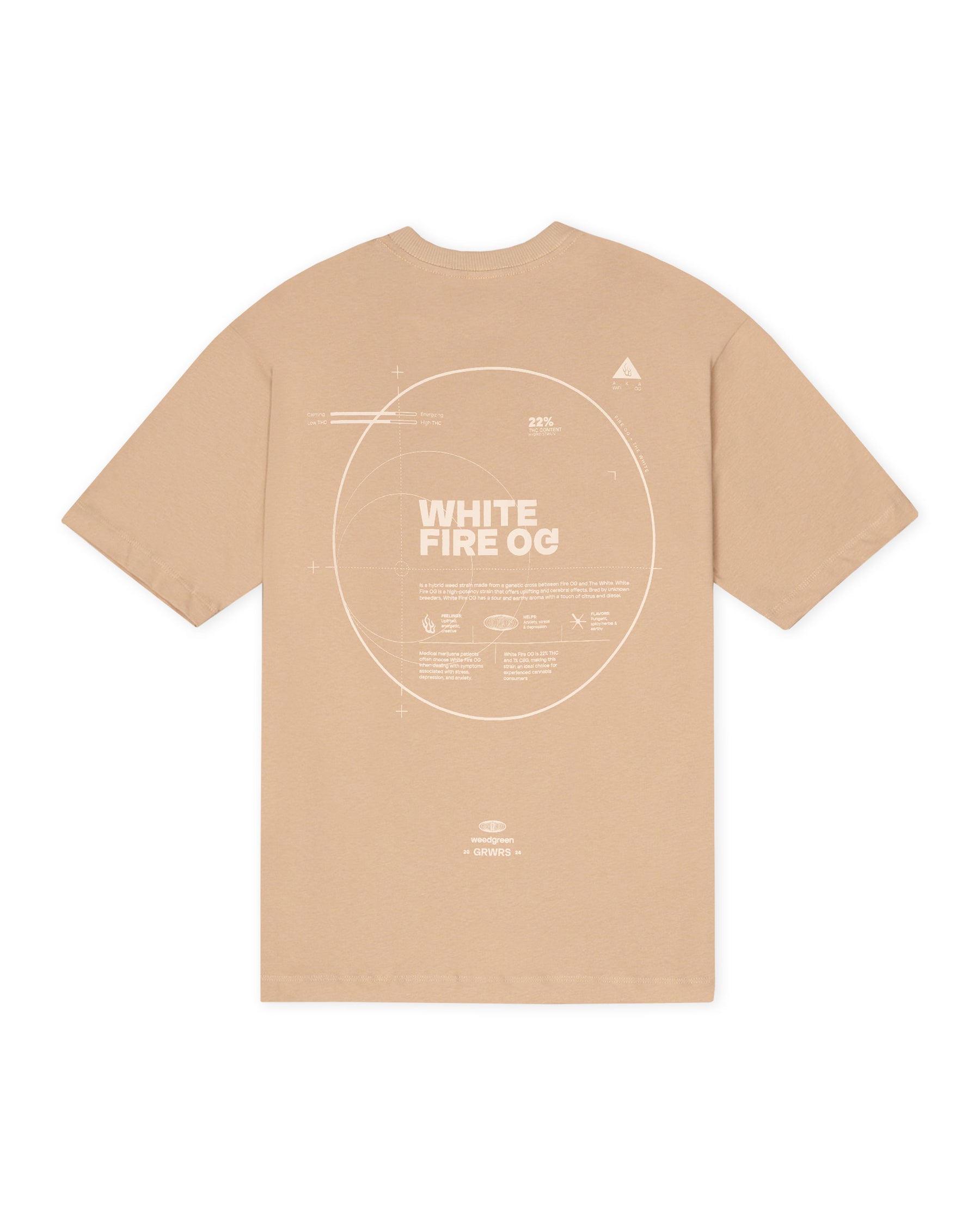 CAMISETA OVERSIZE WIFI OG BEIGE