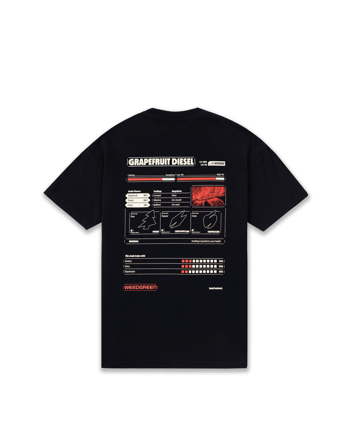 CAMISETA GRAPEFRUIT DIESEL NEGRO