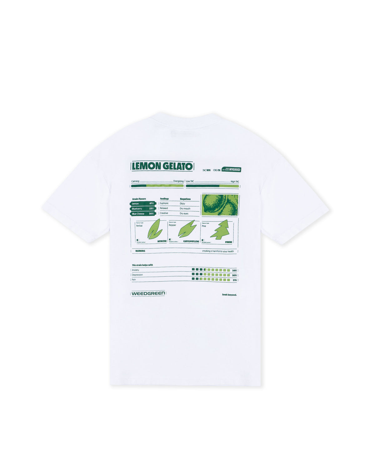 CAMISETA LEMON GELATO BLANCO