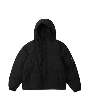 JACKET PUFFER NEGRA MATE