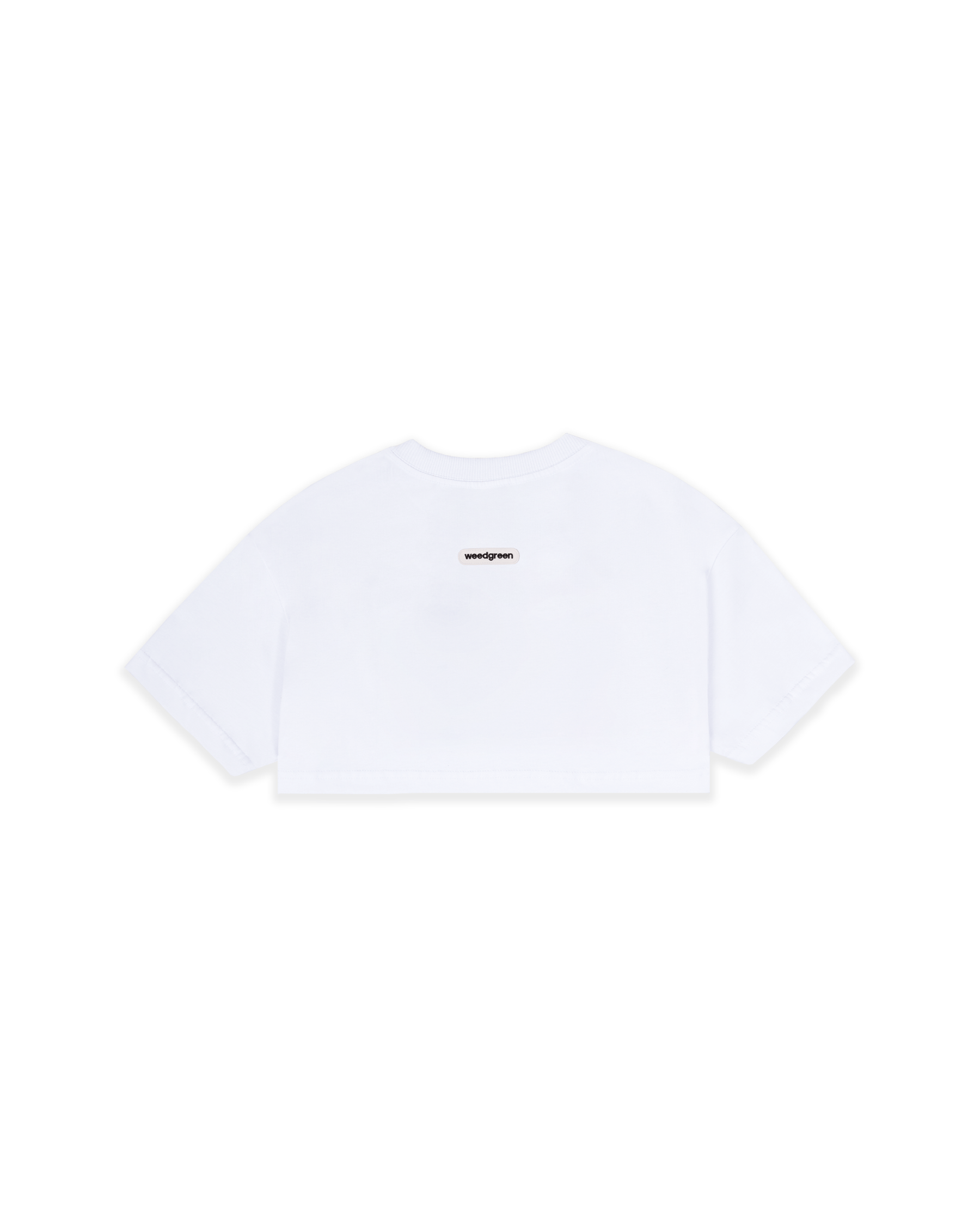 camiseta crop LOGO BLANCO