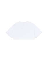 camiseta crop LOGO BLANCO