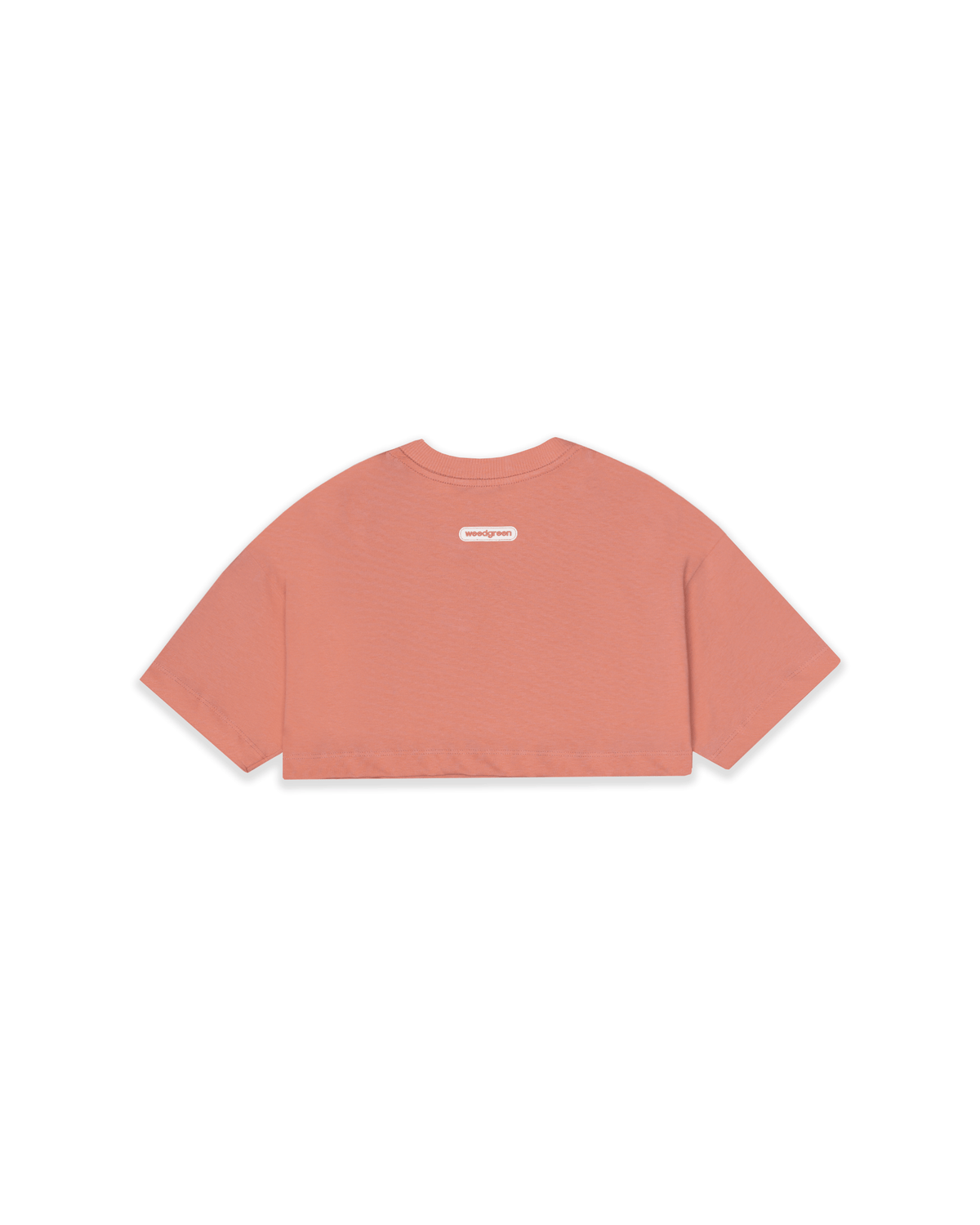 camiseta crop LOGO ROSADO