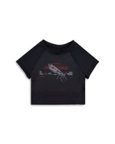 BABY TEE NIRVANA NEGRO