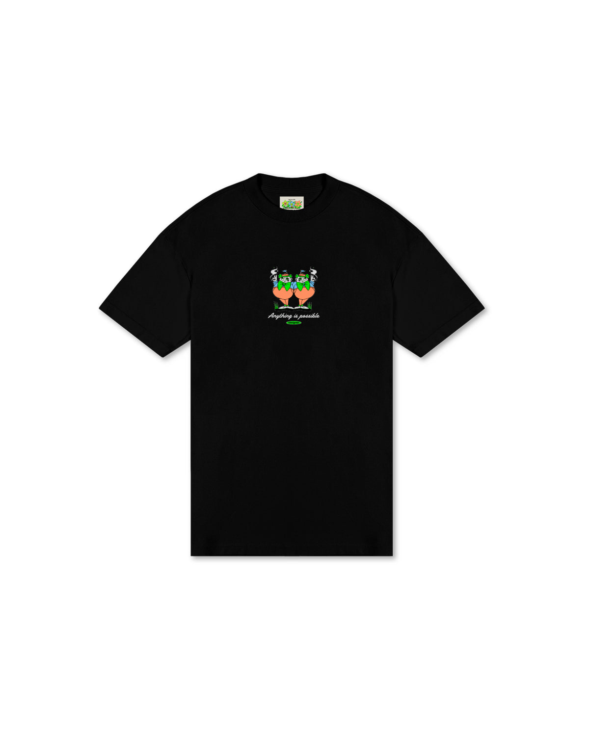 CAMISETA DOBLE FUN NEGRO