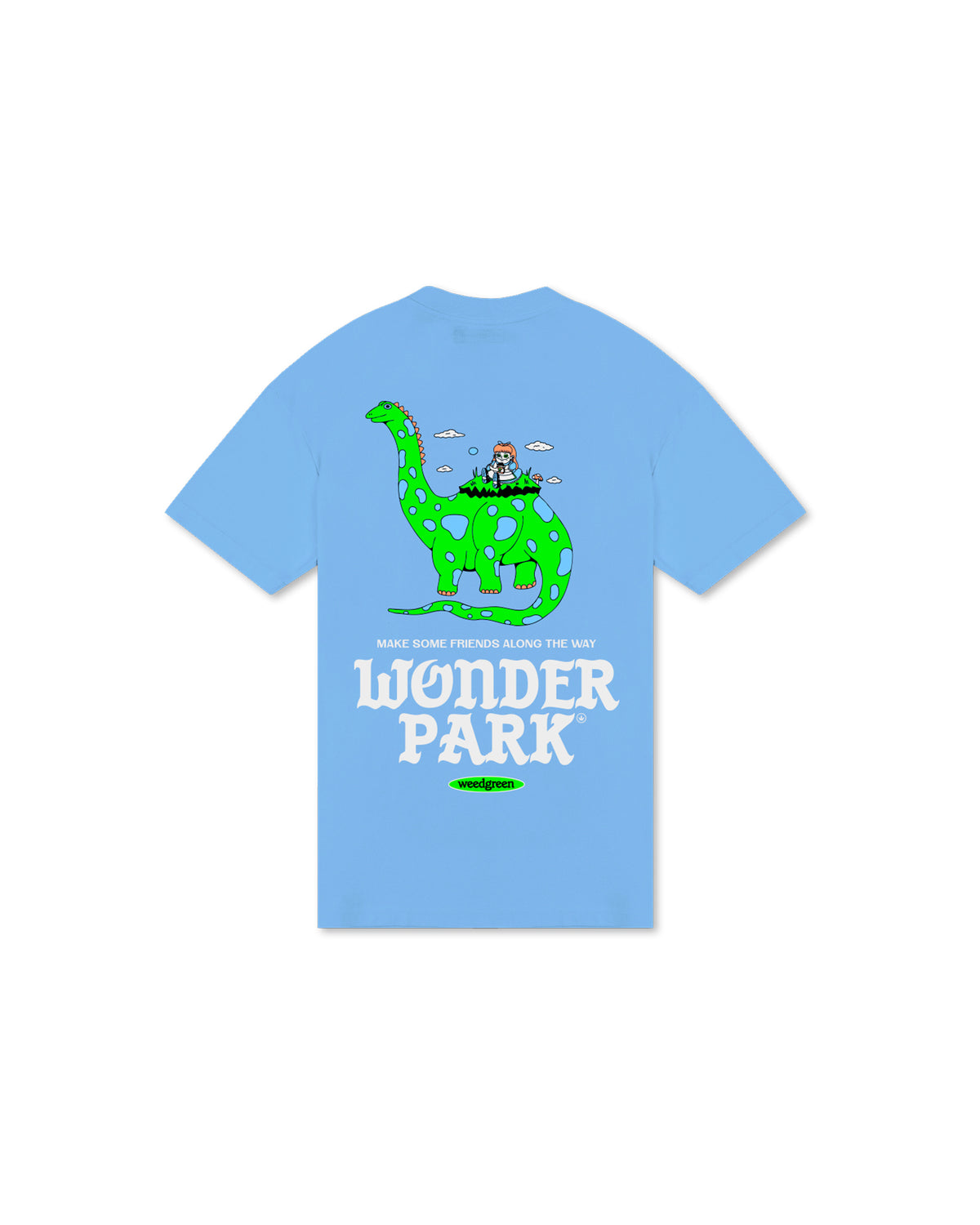 CAMISETA DINOSAURIO AZUL