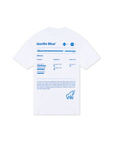 CAMISETA gorila blue BLANCO