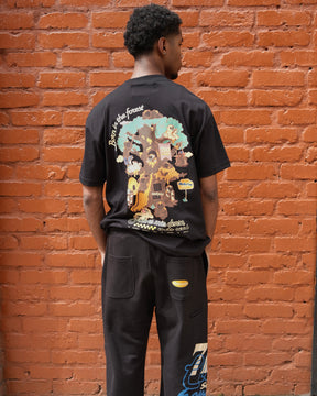 Camiseta Tree House Black Tee Negro