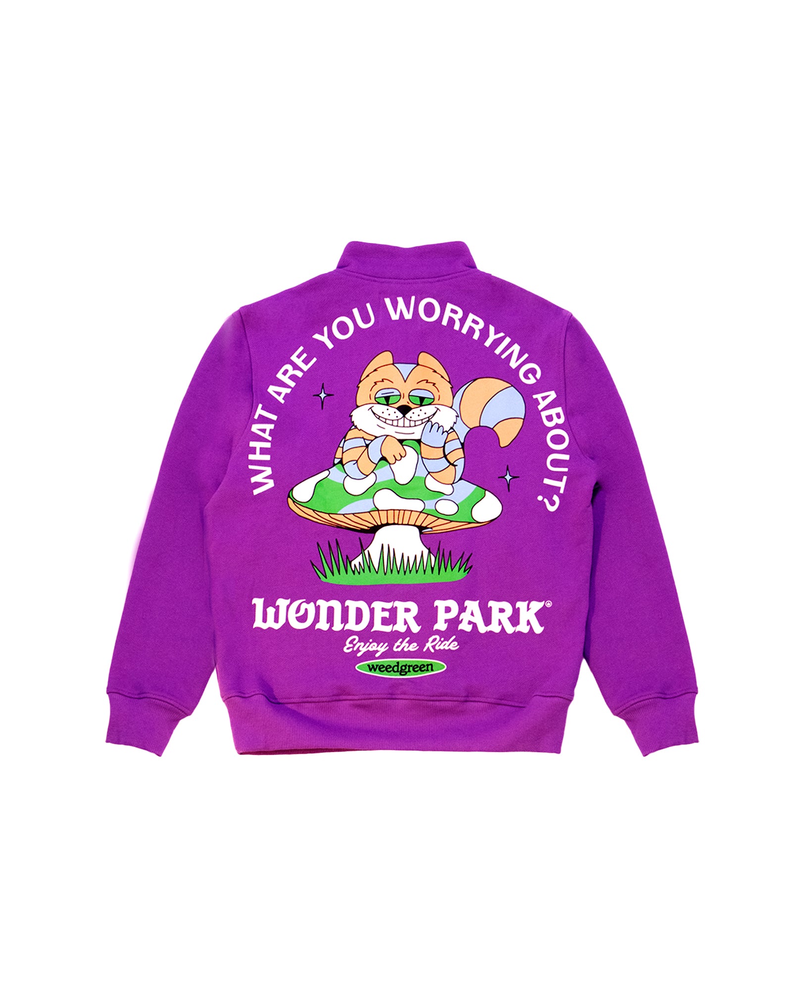 SACO TURTLE NECK CON CIERRE ENJOY MORADO