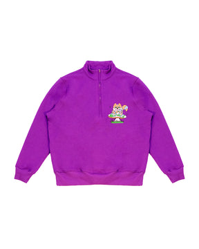 SACO TURTLE NECK CON CIERRE ENJOY MORADO