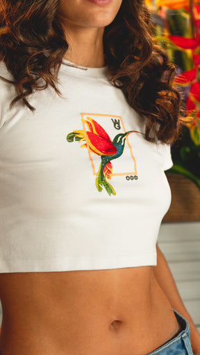 BABY TEE COLIBRI BLANCO